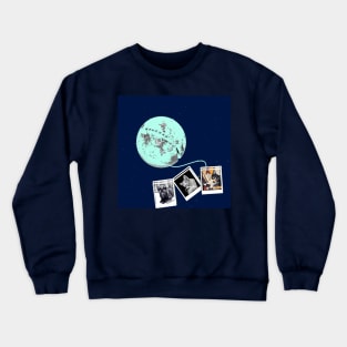 MOON PHOTO CAT Crewneck Sweatshirt